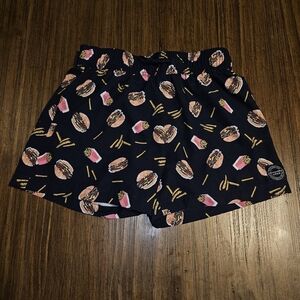 Abercrombie And Fitch Boys Size 7/8 With Burger And Fry Design